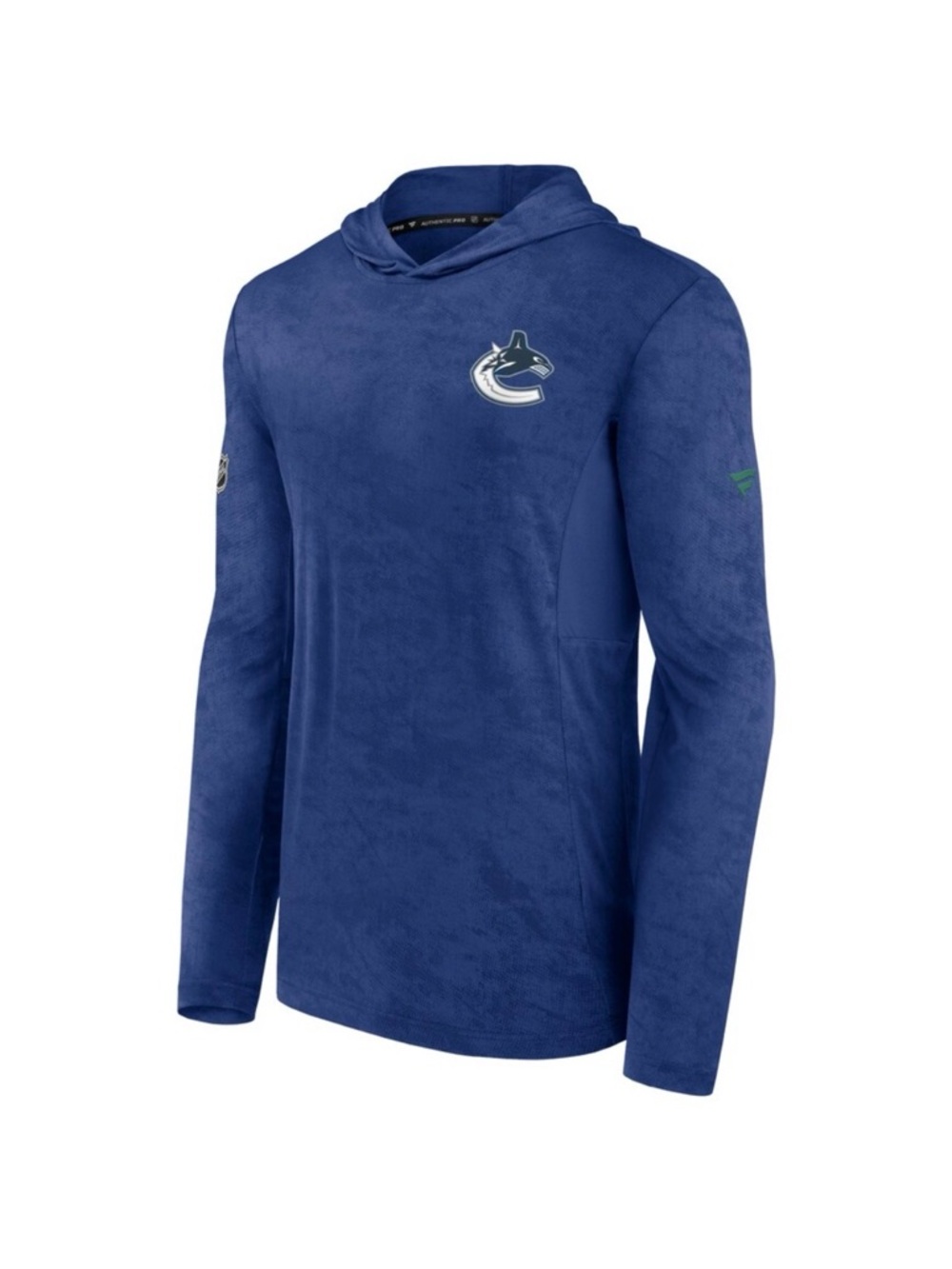 NWT Vancouver Canucks Fanatics Authentic Pro - Pullover Hoodie - Blue size 3XL